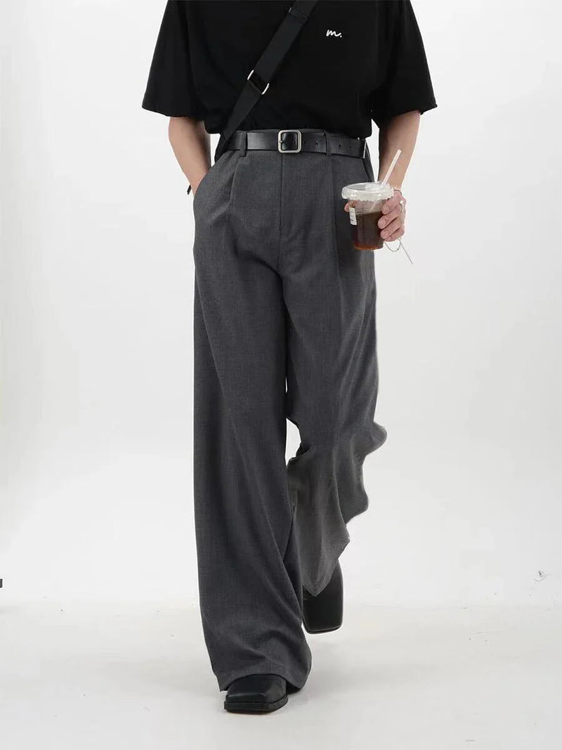 Y2K HIGH WAISTED TAILORED PANTS